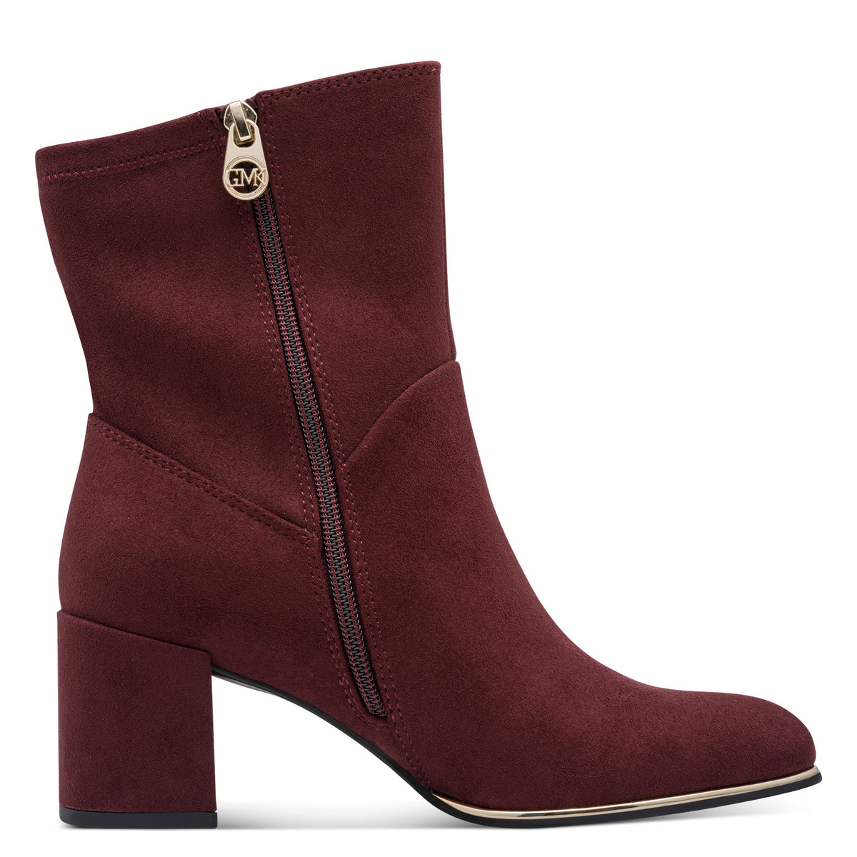 Marco Tozzi Suede Ankle Boot Bordeaux