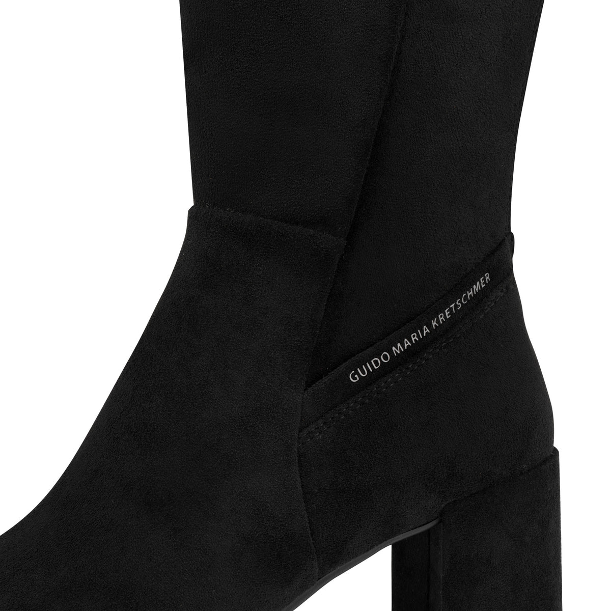 Marco Tozzi Knee High Boots With Zip Detail Black