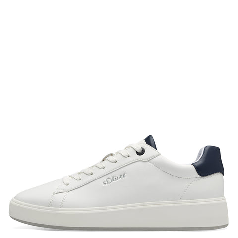 S.Oliver White Lace Trainer