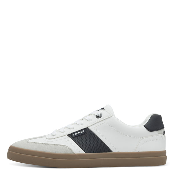 S.Oliver Mens Trainer- White/Black