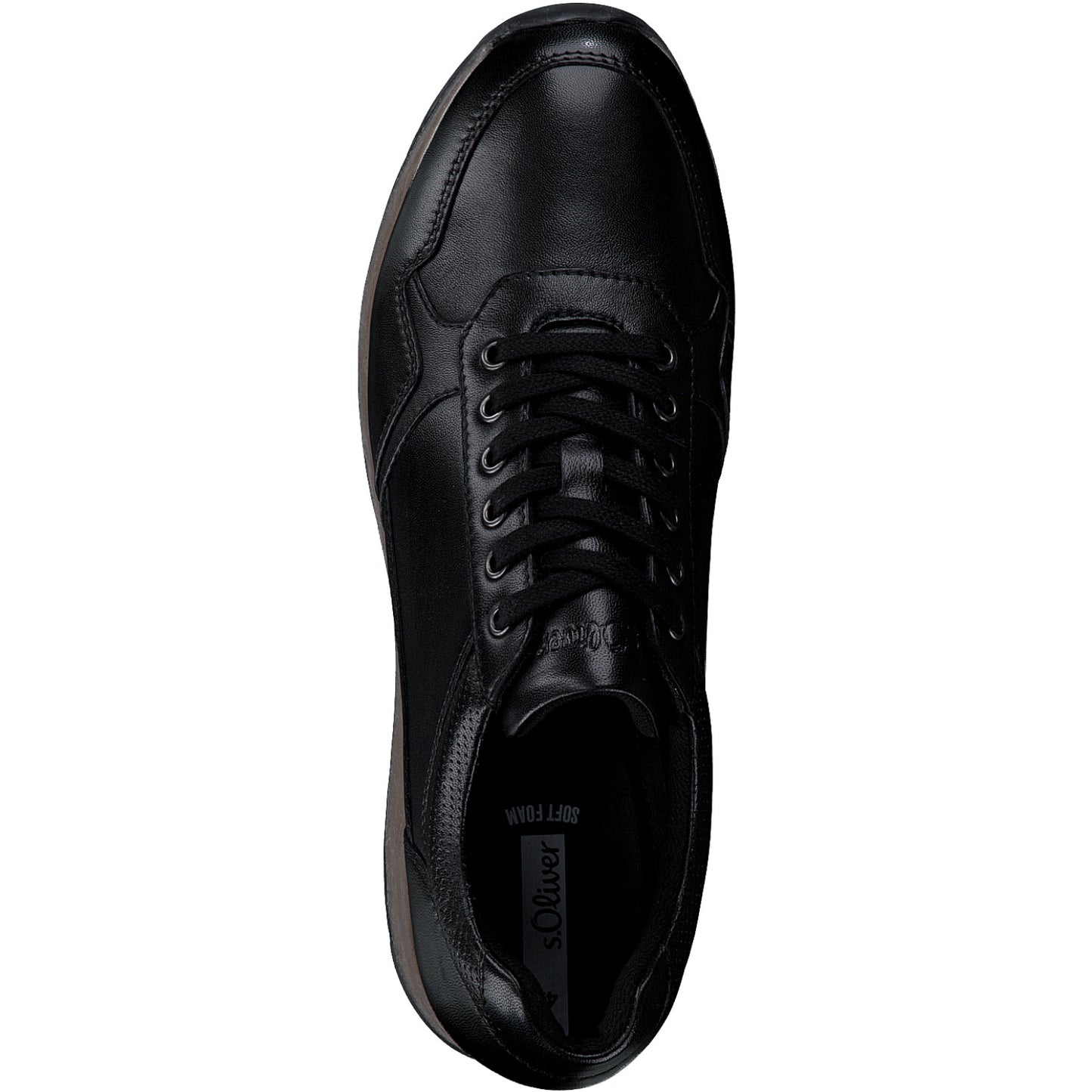 S.Oliver Mens Sneaker- Black