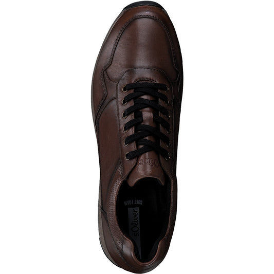 S.Oliver Mens Sneaker- Cognac