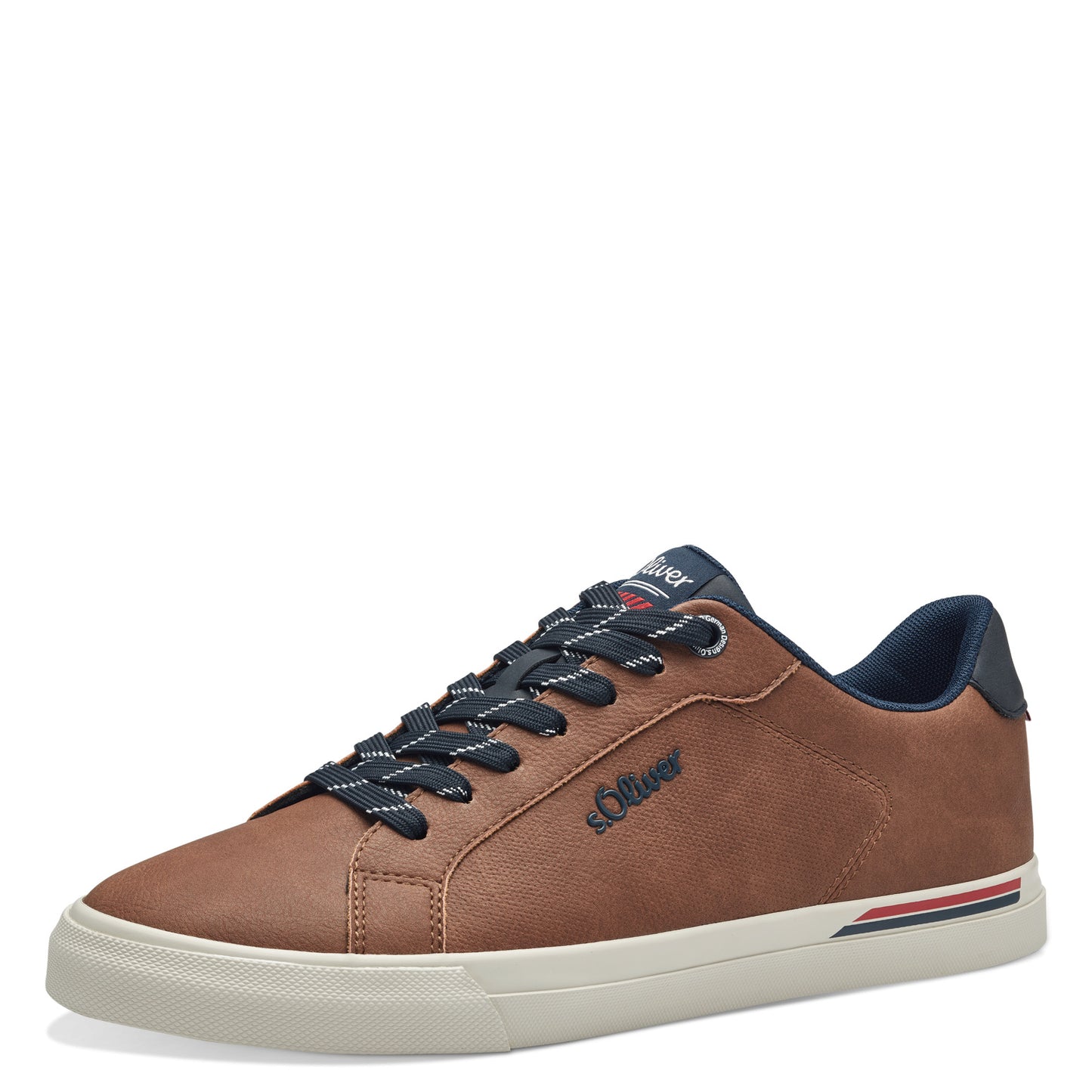 S.Oliver Cognac Lace Trainer