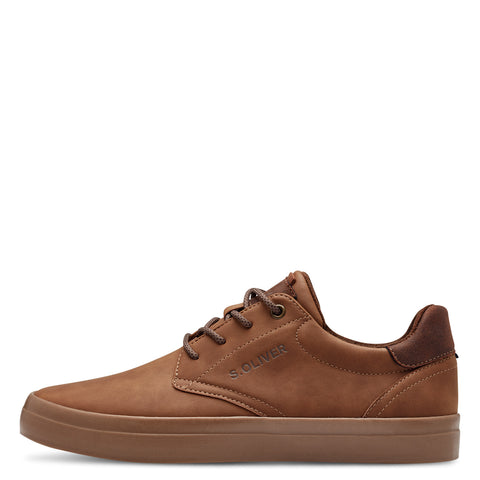 S.Oliver Mens Trainer- Cognac