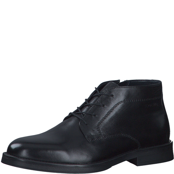 S.Oliver Mens Black Lace Boot