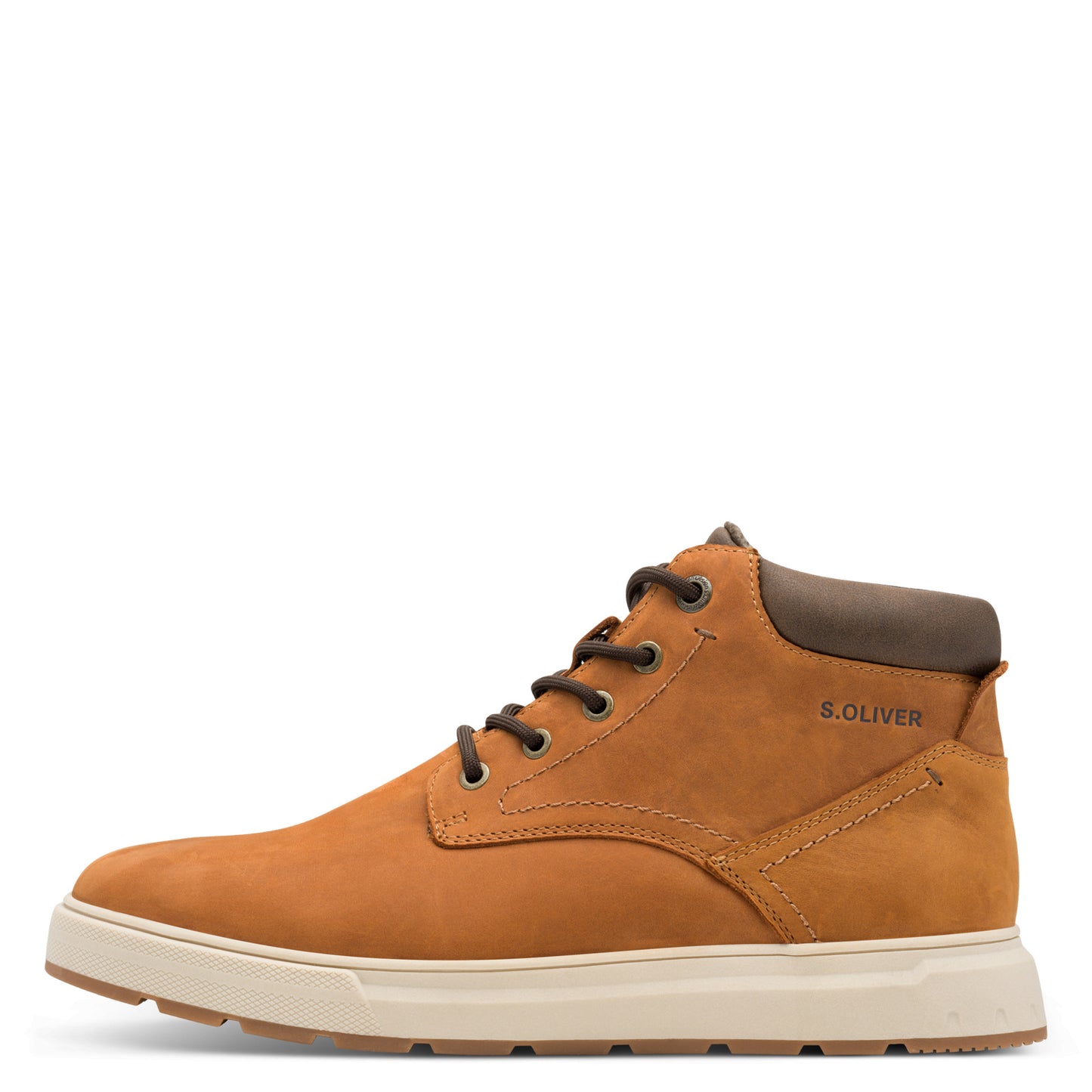 S.Oliver Mens Lace Up Boot Cognac