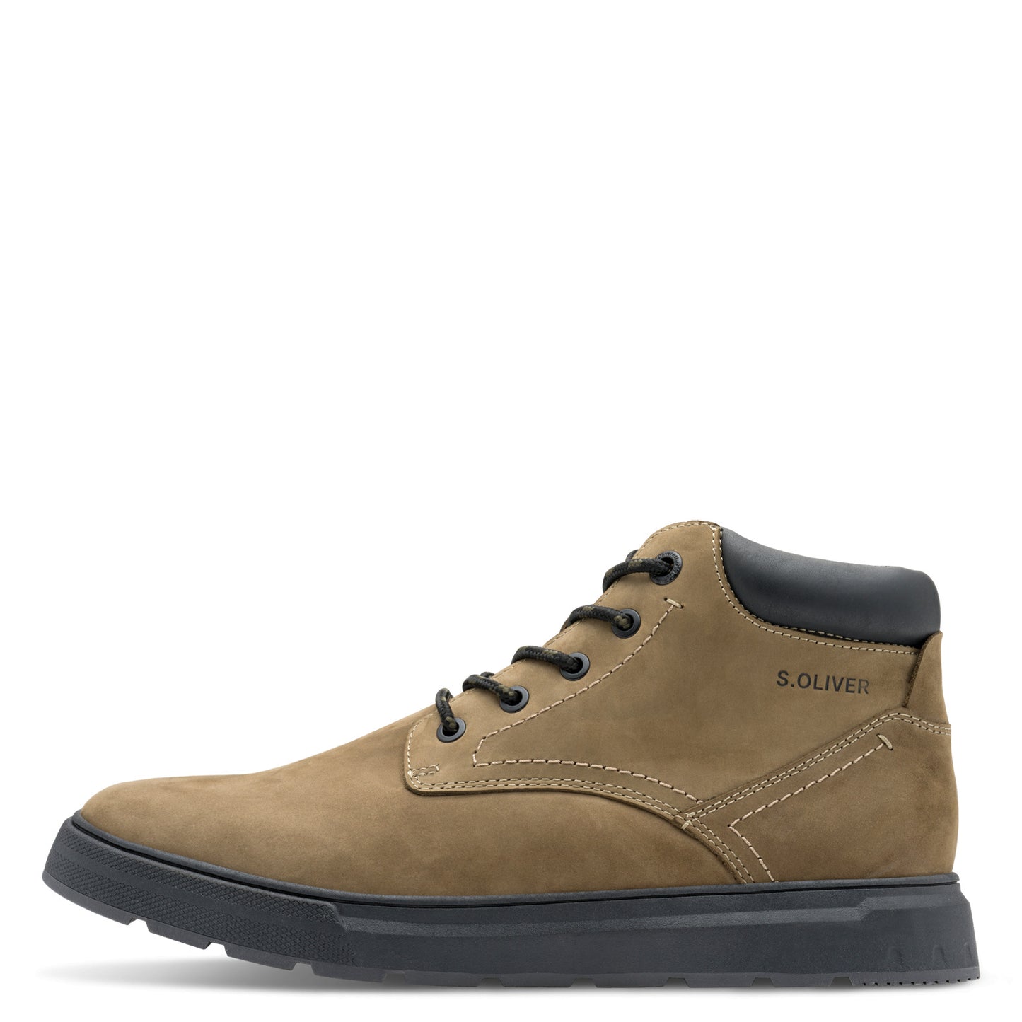 S.Oliver Mens Lace Up Boot KHAKI