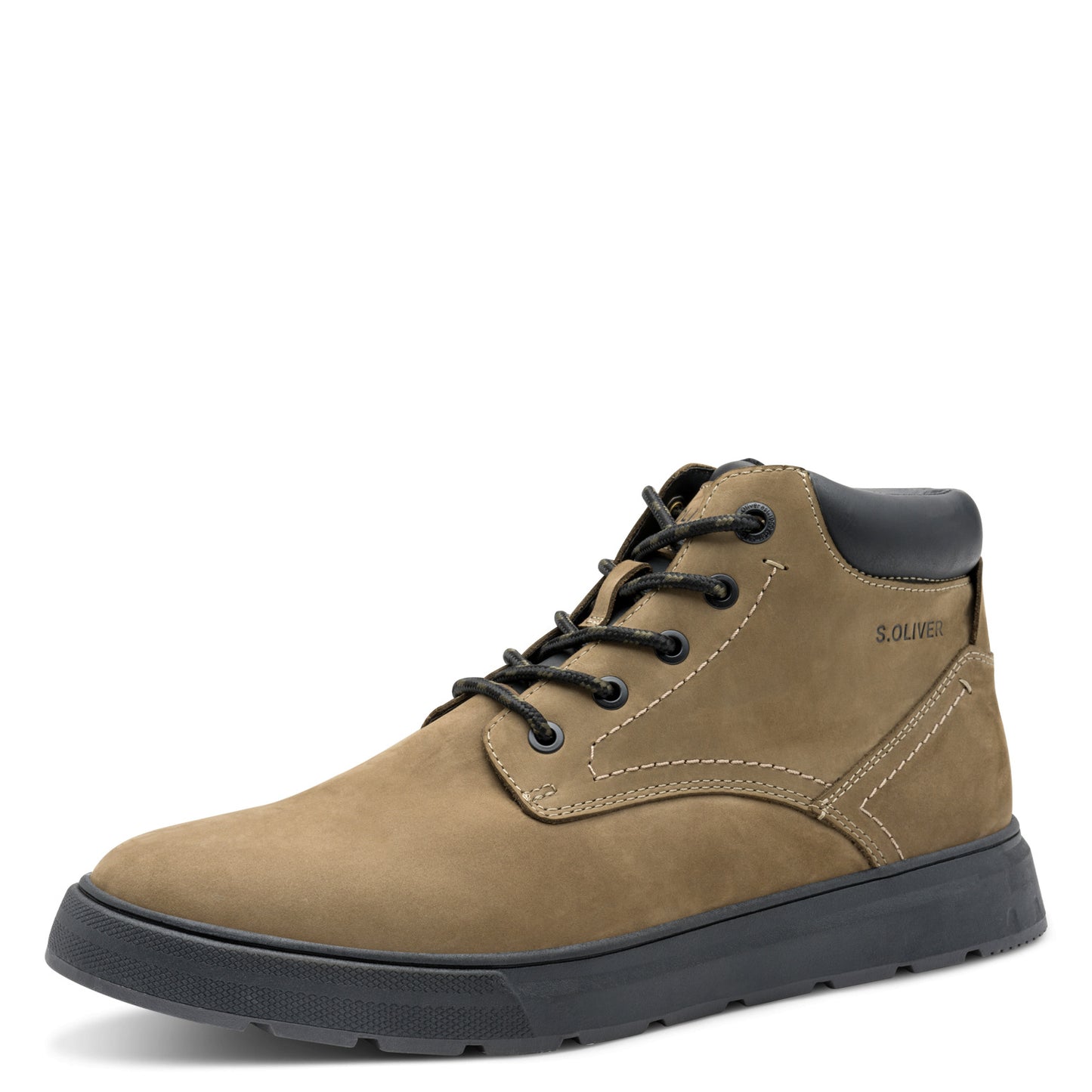 S.Oliver Mens Lace Up Boot KHAKI