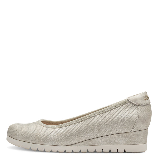 S.Oliver Wedge Shoes-Beige