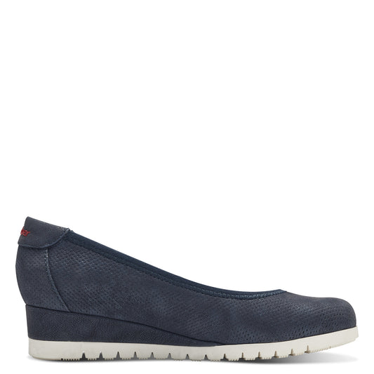 S.Oliver Wedge Shoes-Navy
