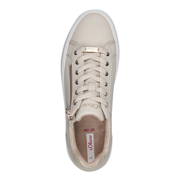 S.Oliver Zip Trainer -Beige
