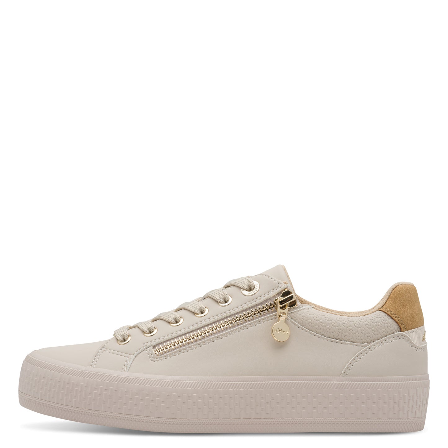 S.Oliver Trainers Beige Zip