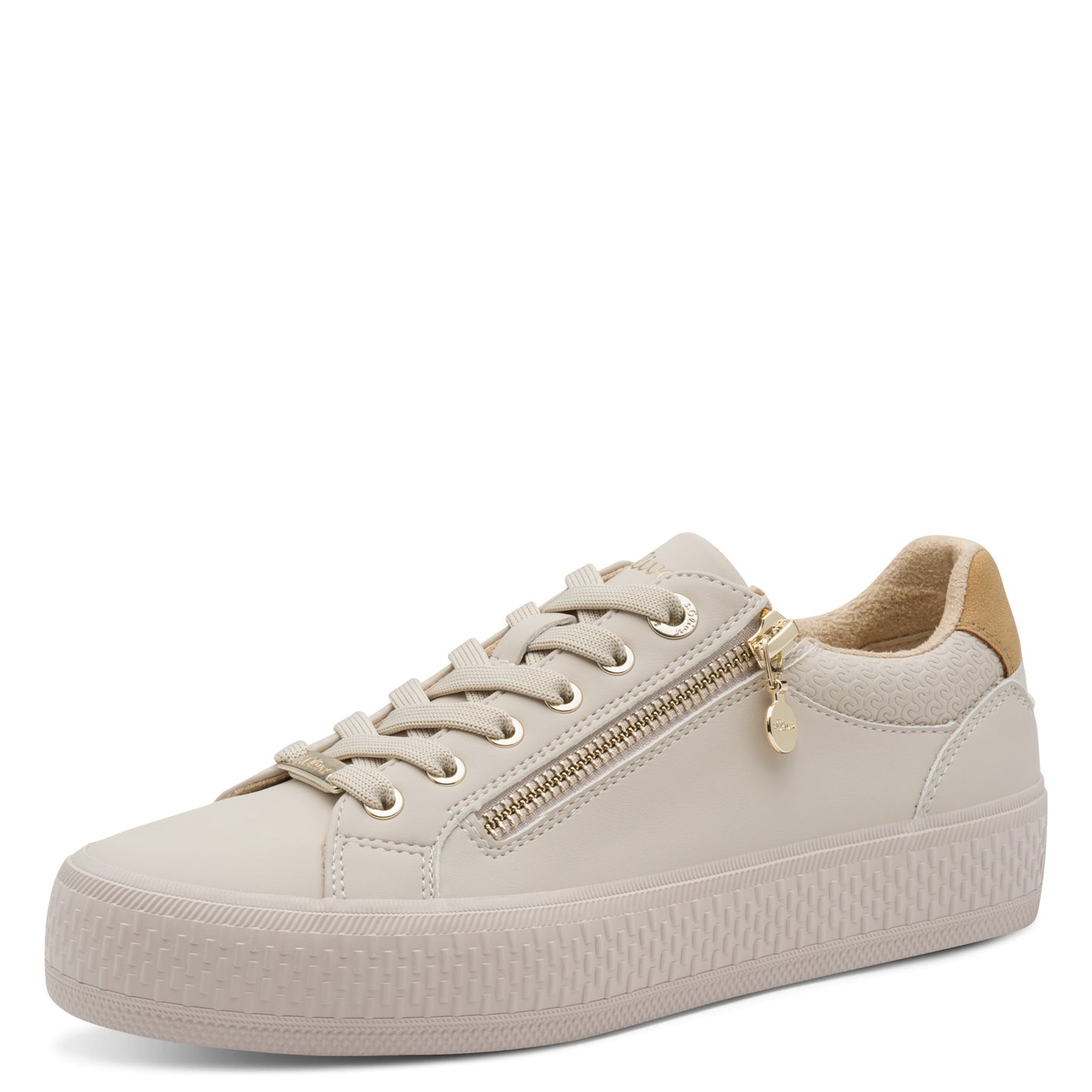 S.Oliver Trainers Beige Zip