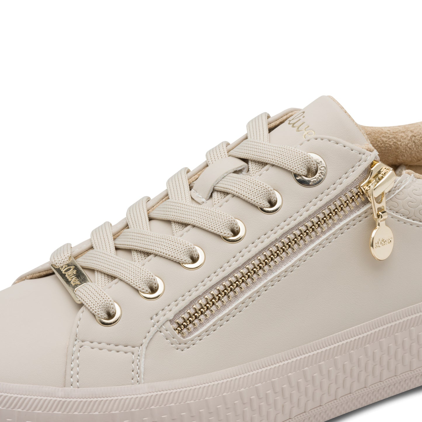 S.Oliver Trainers Beige Zip