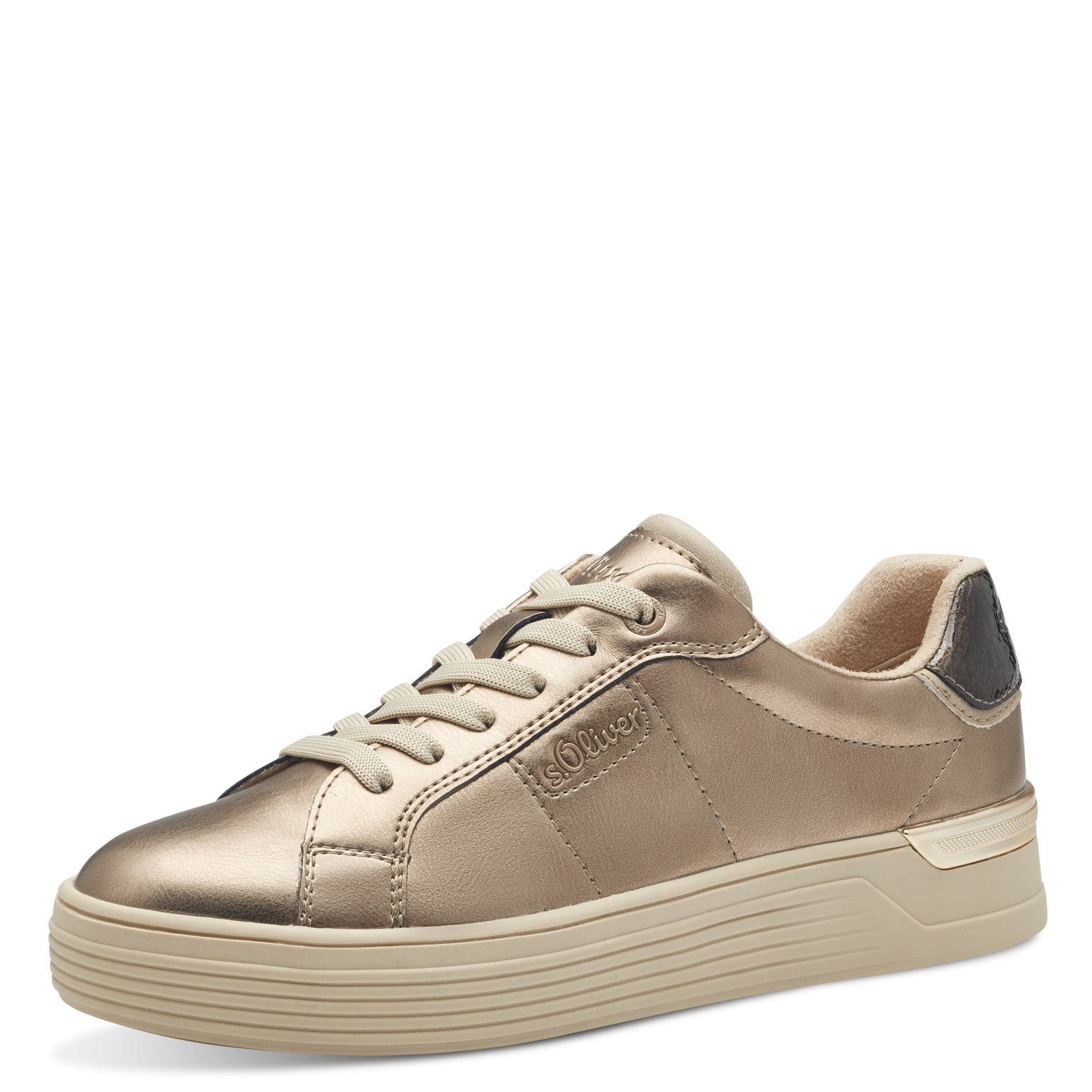 S.Oliver Court Trainers Pewter