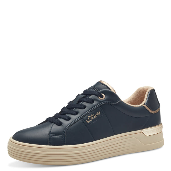 S.Oliver Court Trainers Navy