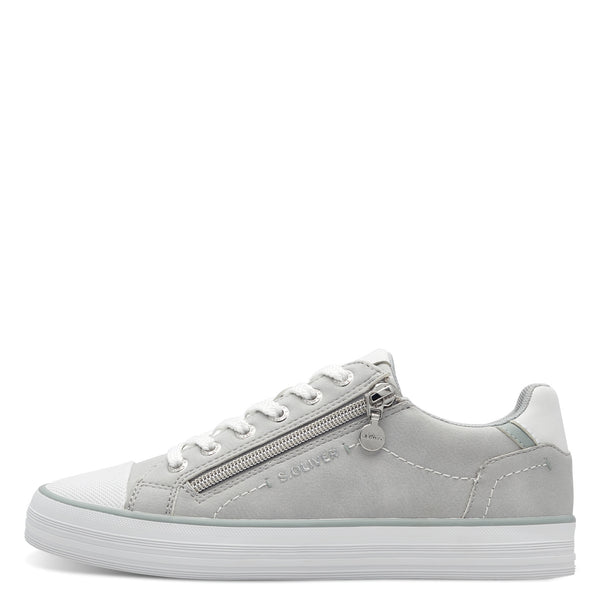 S.Oliver Zip Trainers Grey
