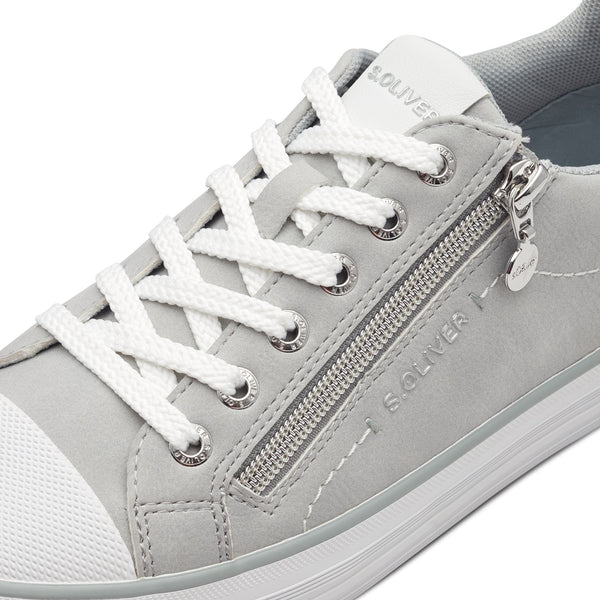 S.Oliver Zip Trainers Grey