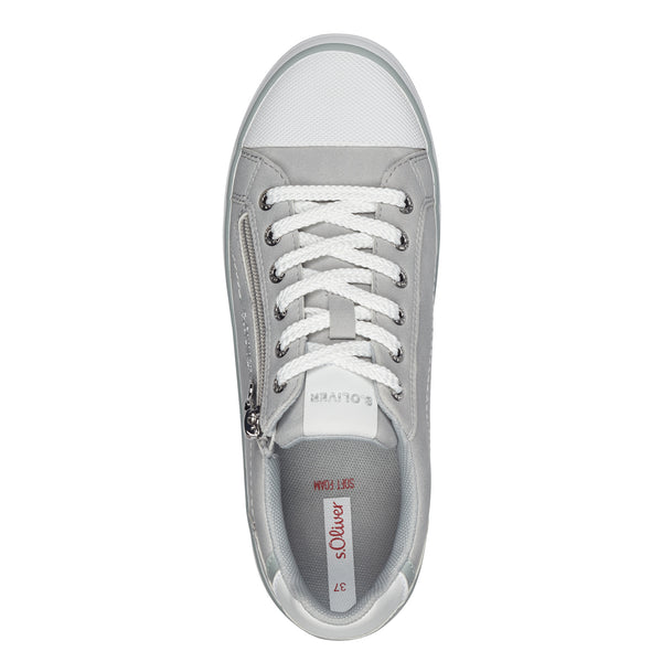 S.Oliver Zip Trainers Grey
