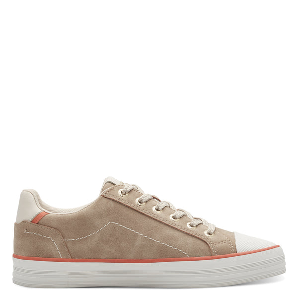 S.Oliver Zip Trainers Light Taupe