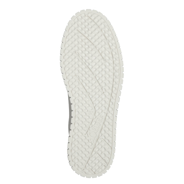 S.Oliver Zip Trainers Cream Comb