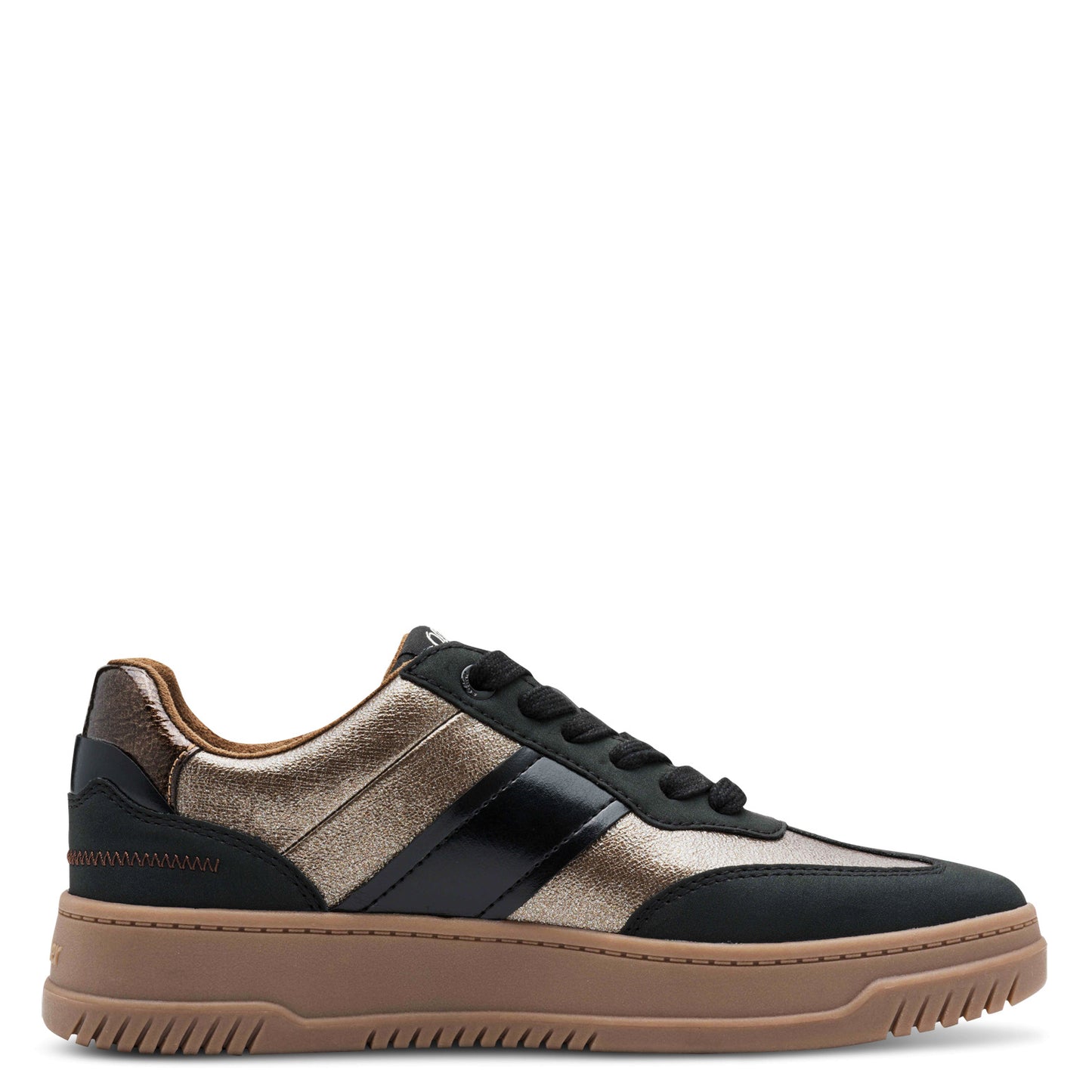 S.Oliver Gum Sole Trainers Black Comb