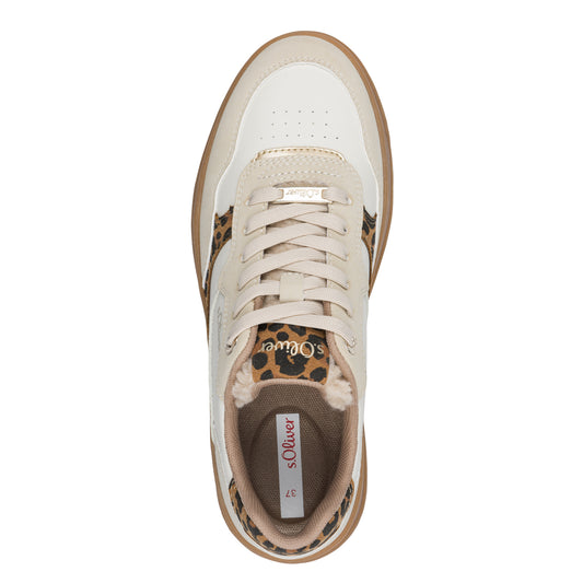 S.Oliver Gum Sole Trainers Beige