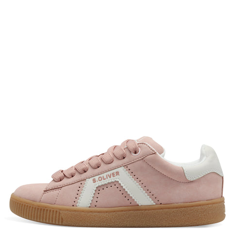S.Oliver Lace Trainer Rose