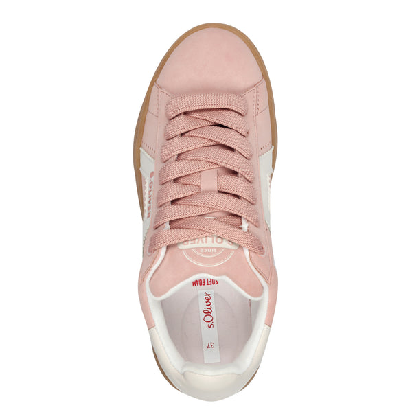 S.Oliver Lace Trainer Rose