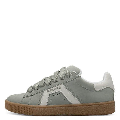 S.Oliver Lace Trainer Pistachio