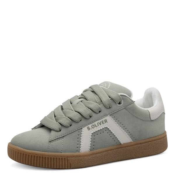 S.Oliver Lace Trainer Pistachio