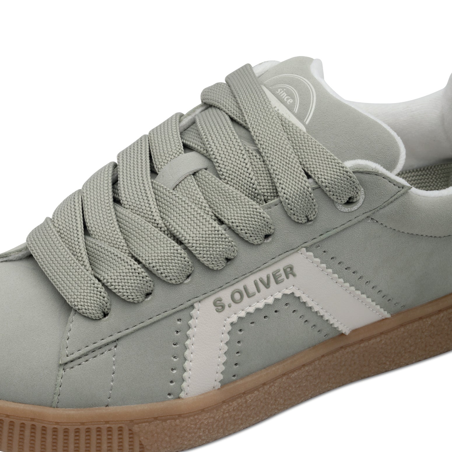 S.Oliver Lace Trainer Pistachio
