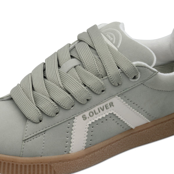 S.Oliver Lace Trainer Pistachio