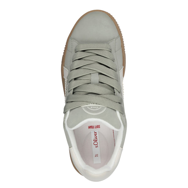 S.Oliver Lace Trainer Pistachio