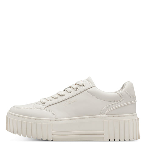 S.Oliver Chunky Sole Trainers- Nude