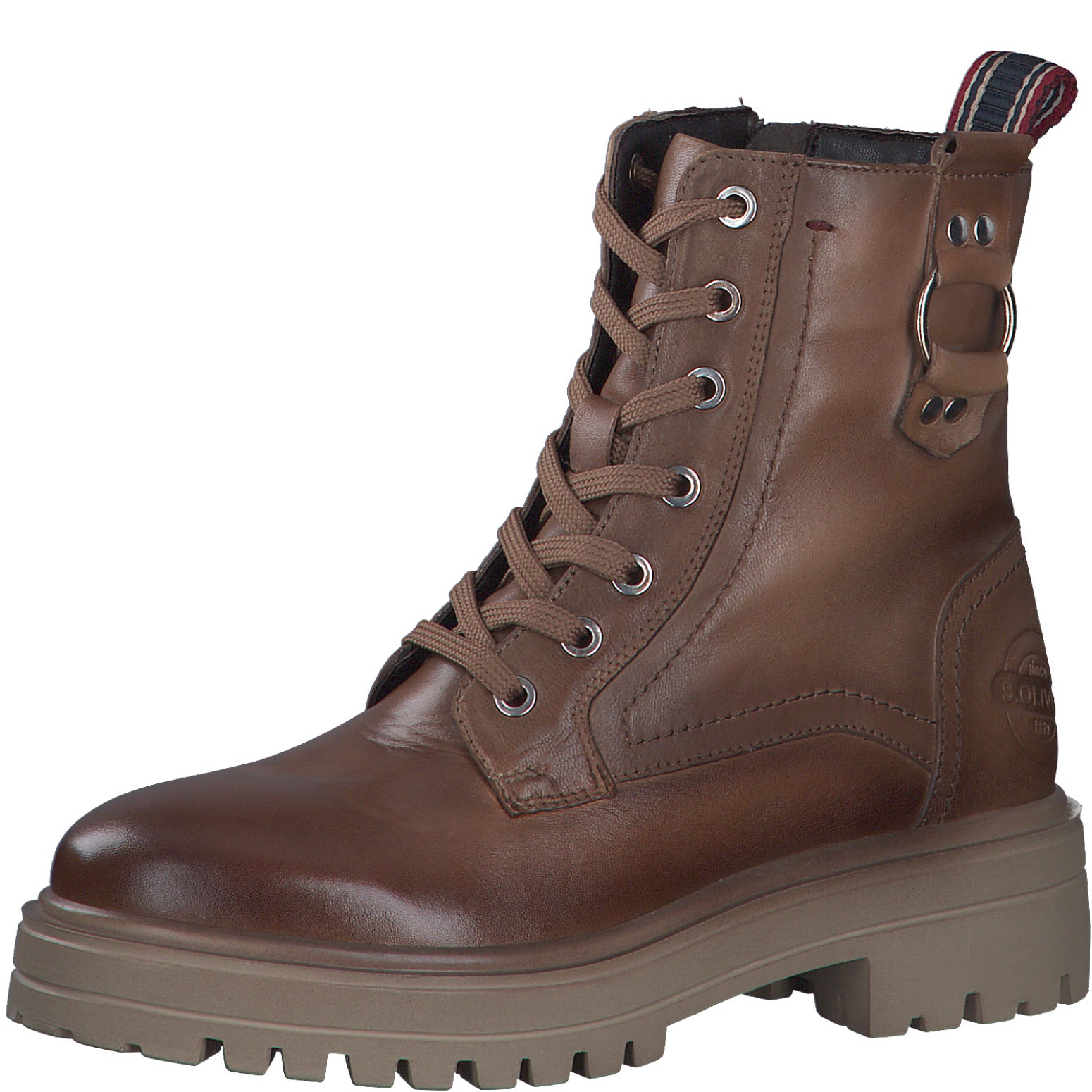 S.Oliver Chunky Biker Boot CAPPUCCINO