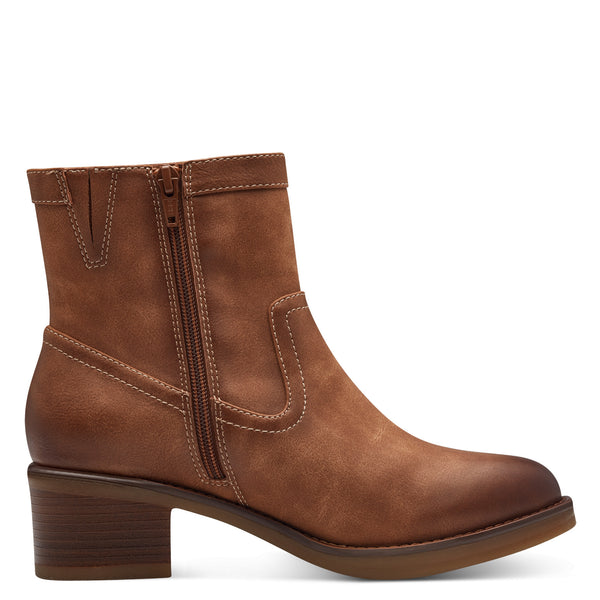 S.Oliver Short Boots Cognac