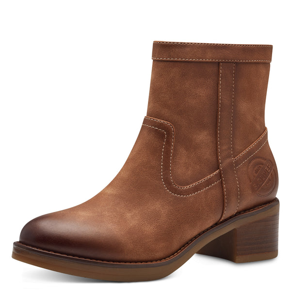 S.Oliver Short Boots Cognac