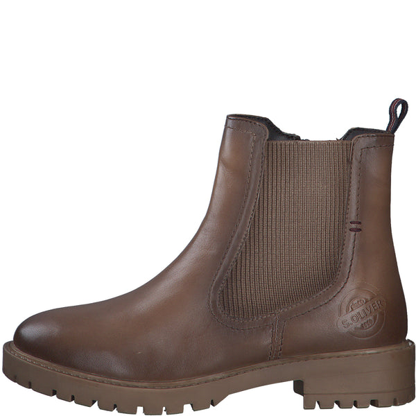 S.Oliver Chelsea Boots - Cappuccino