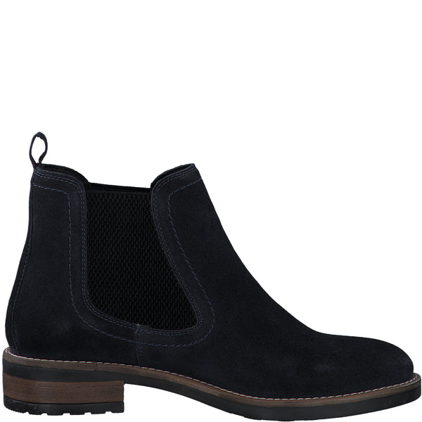 S.Oliver Chelsea Boot Suede - Navy