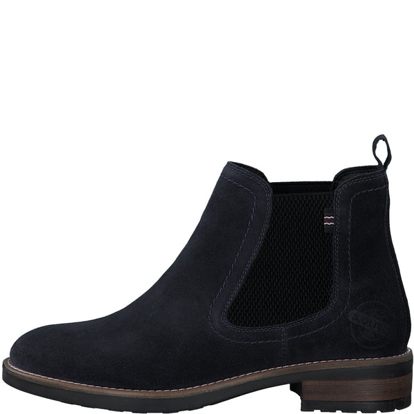 S.Oliver Chelsea Boot Suede - Navy