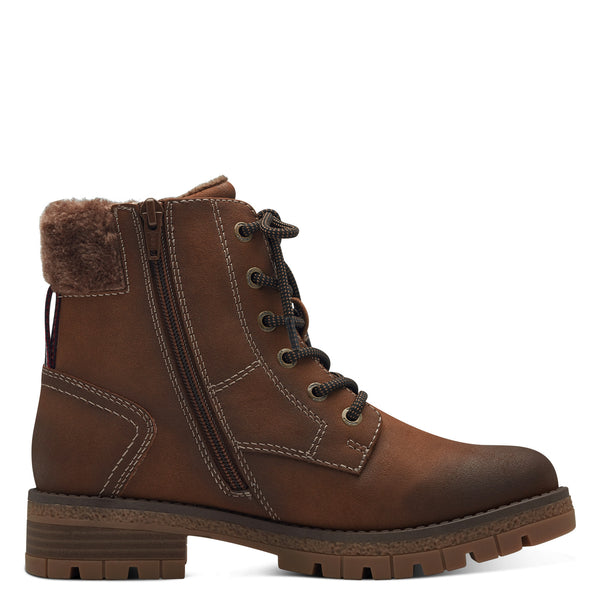 S.Oliver fleece lined Boot Cognac