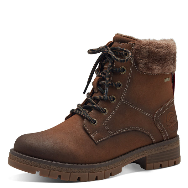 S.Oliver fleece lined Boot Cognac