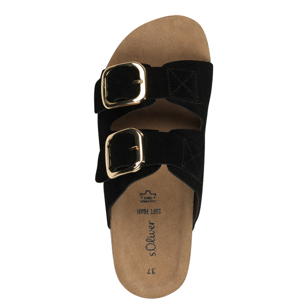 S.Oliver Buckle Slider Black