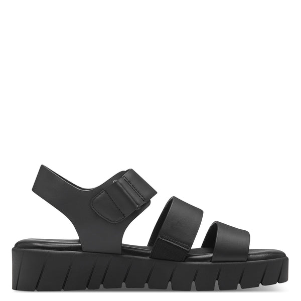 S.Oliver Flatform Sandals-Black
