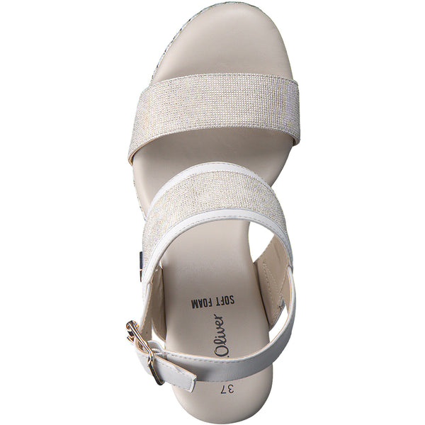 S.Oliver Wedge Sandals - Champagne