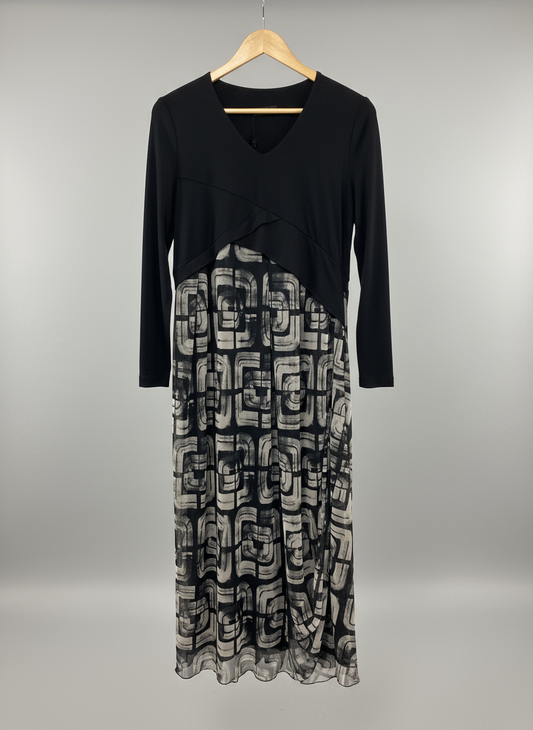 Peruzzi Rouched Hem Dress Grey