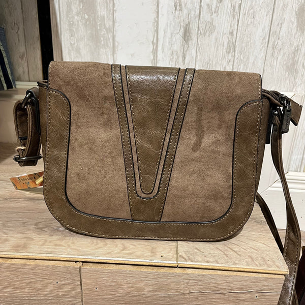 Vegan Two Tone Cross Body