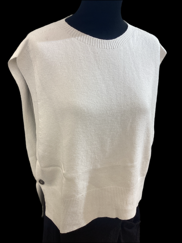 Art Gilet Knit Ecru