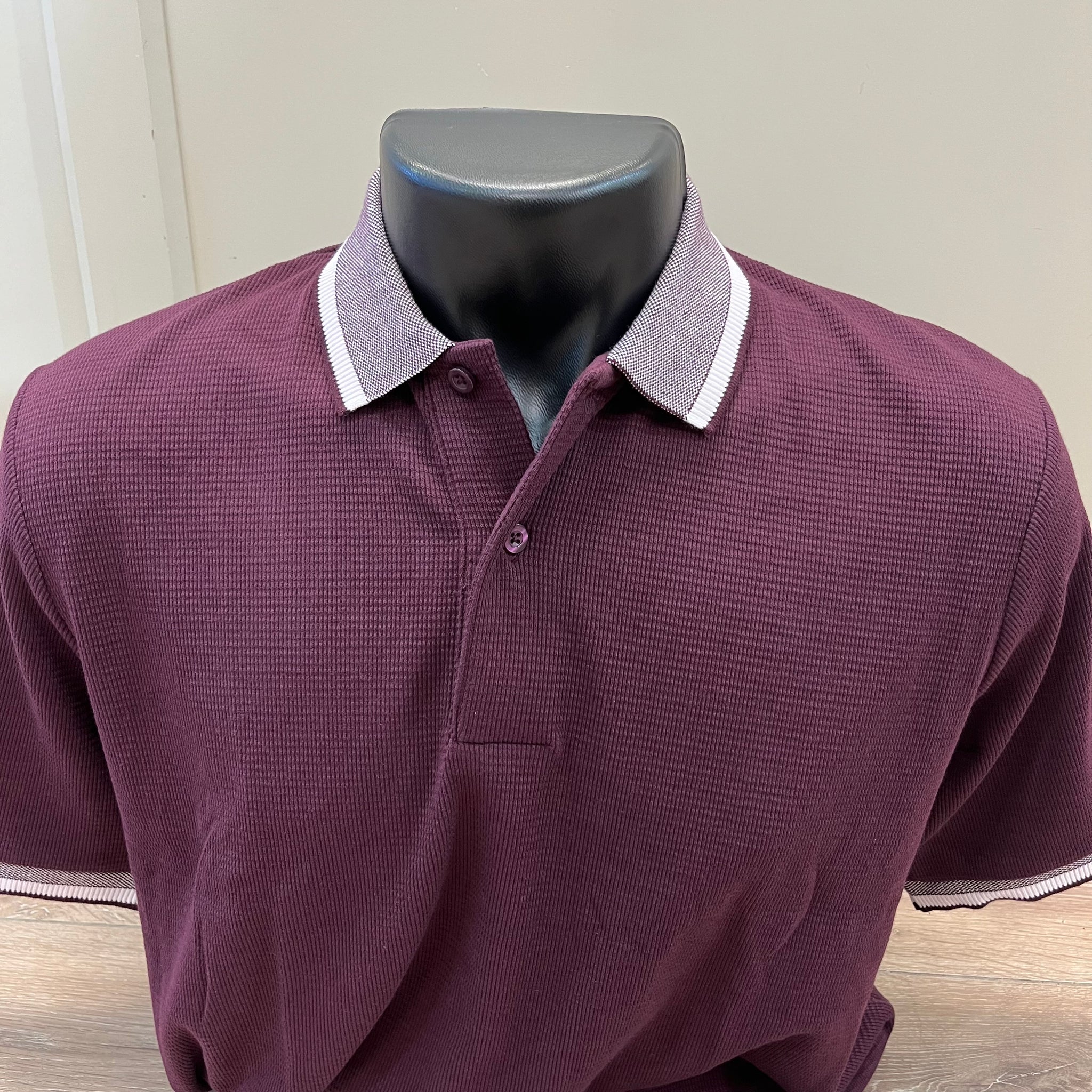 6th Sense Solar Polo Shirt - Wine